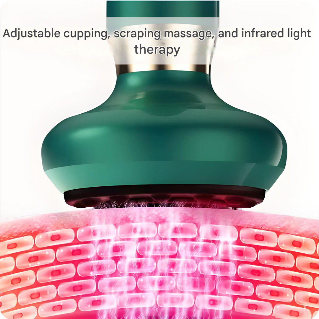 Compact anti-cellulite device for lymphatic drainage and skin tightening at home.