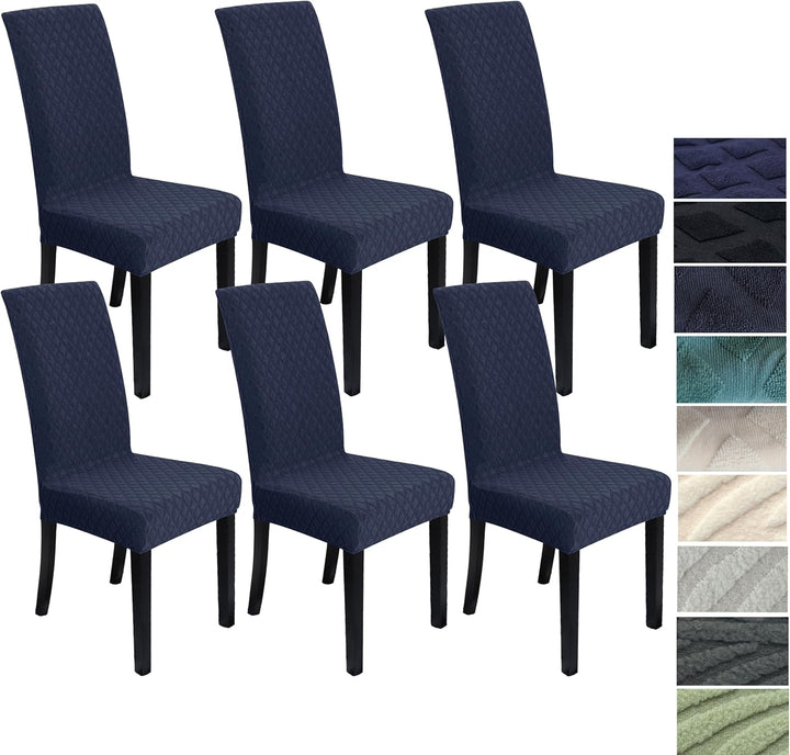 Purple Universal Dining Chair Cover, luxurious feel, spill-proof ChairGuard