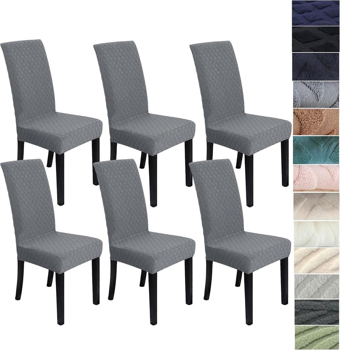 Charcoal Universal Chair Slipcover, dark grey, sophisticated, ChairGuard