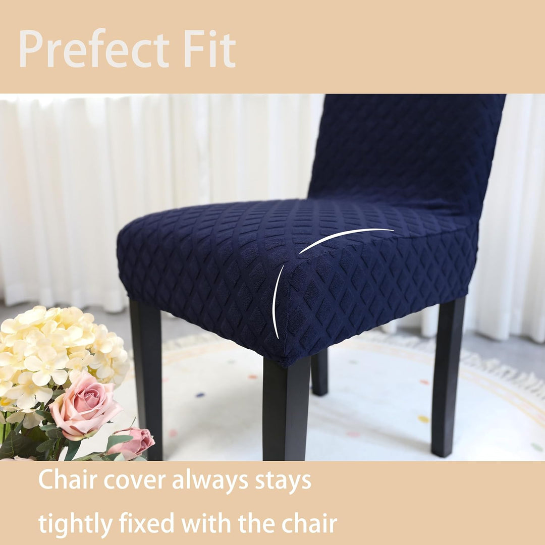 ChairGuard Stretch Covers for dining chairs, perfect for families