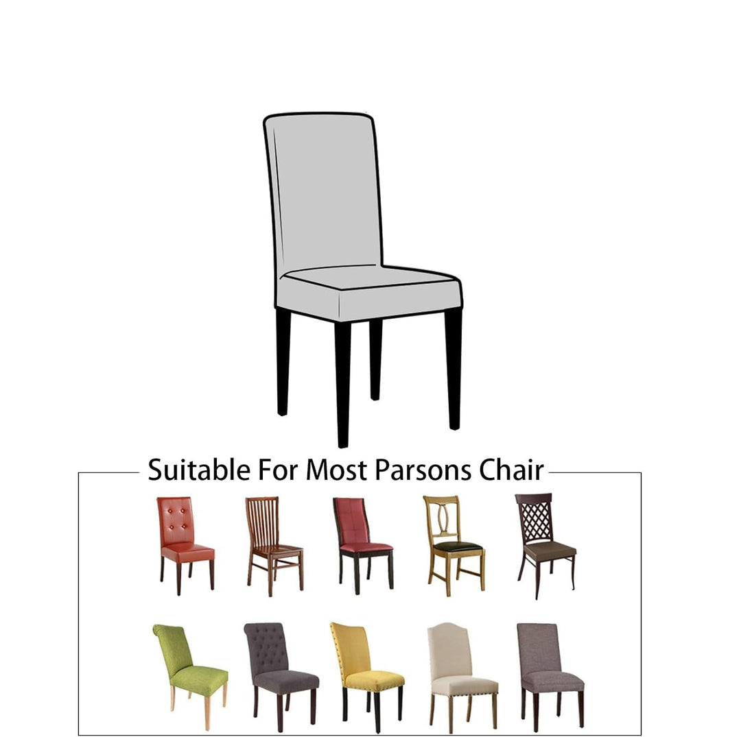Black Stretch Chair Cover set, durable, anti-dust, pet-friendly ChairGuard