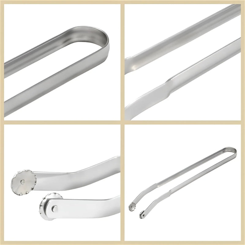 Master your grill with GrillGrip Pro BBQ tongs, offering secure grip & effortless food flipping. Heat resistant.