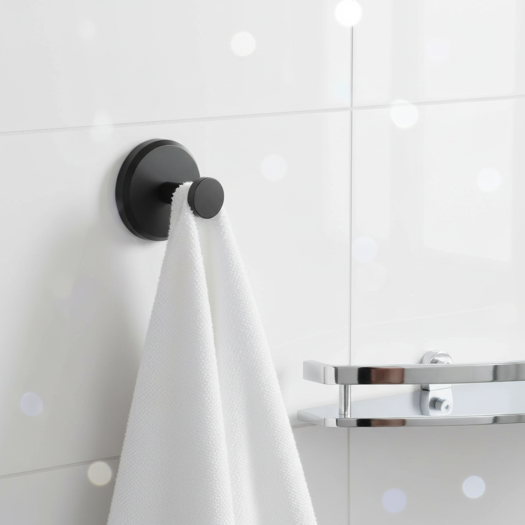Griplyn Self-Adhesive Suction Hook for kitchen storage, no drilling required, heavy duty plastic