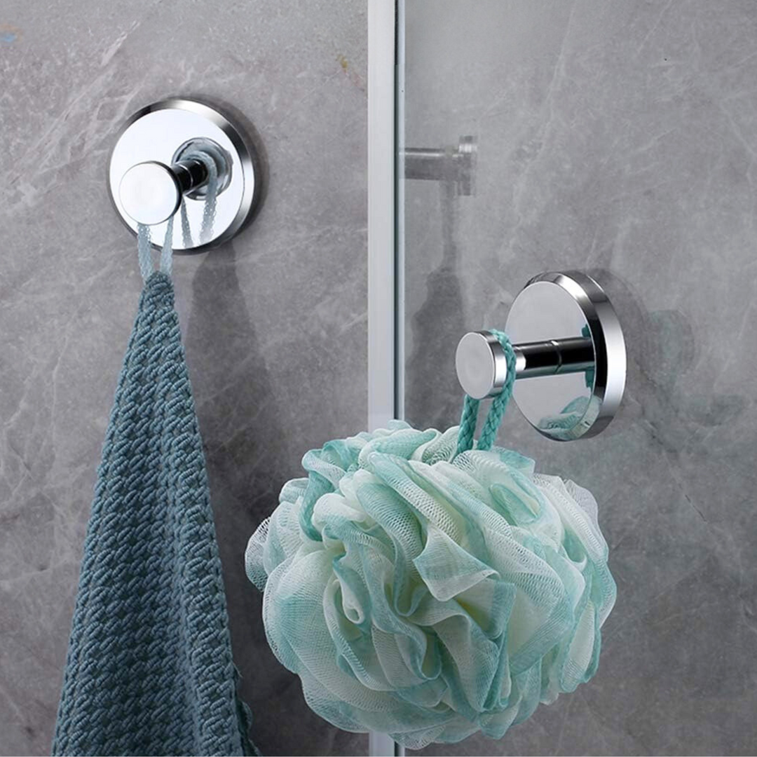 Griplyn white plastic adhesive hook, perfect for organizing kitchen essentials or bathroom items
