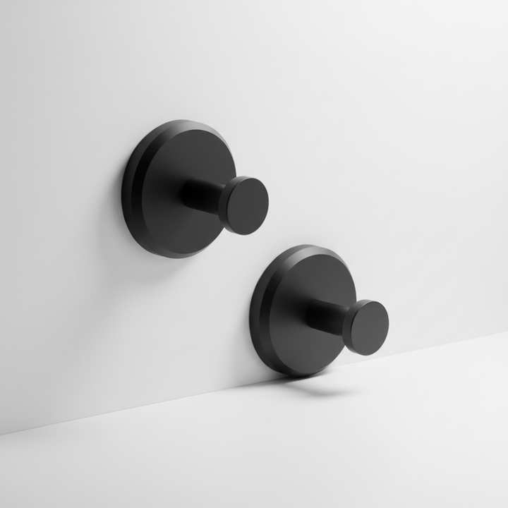 Griplyn suction hook, clear white plastic, damage-free wall mounting for home & kitchen decor