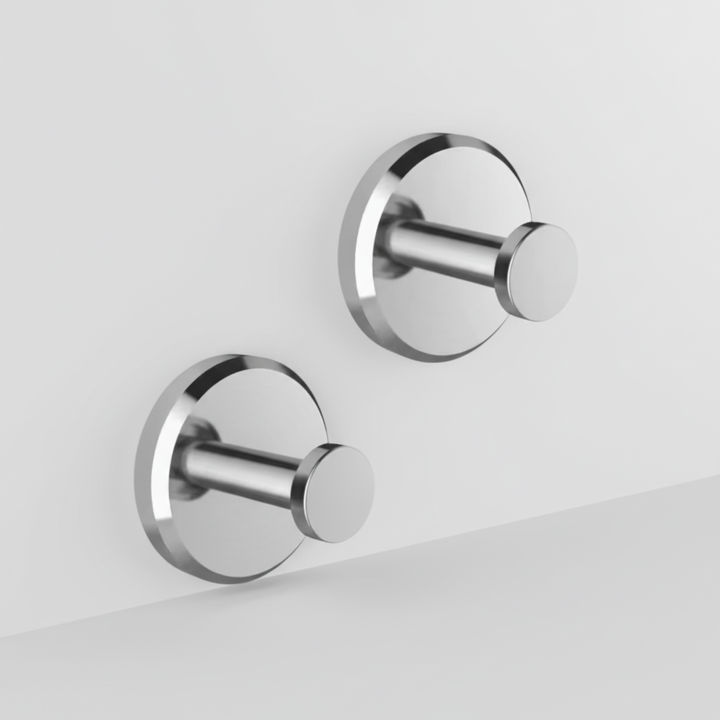 Modern Griplyn adhesive wall hook, a sleek no-drilling solution for kitchen and bathroom storage