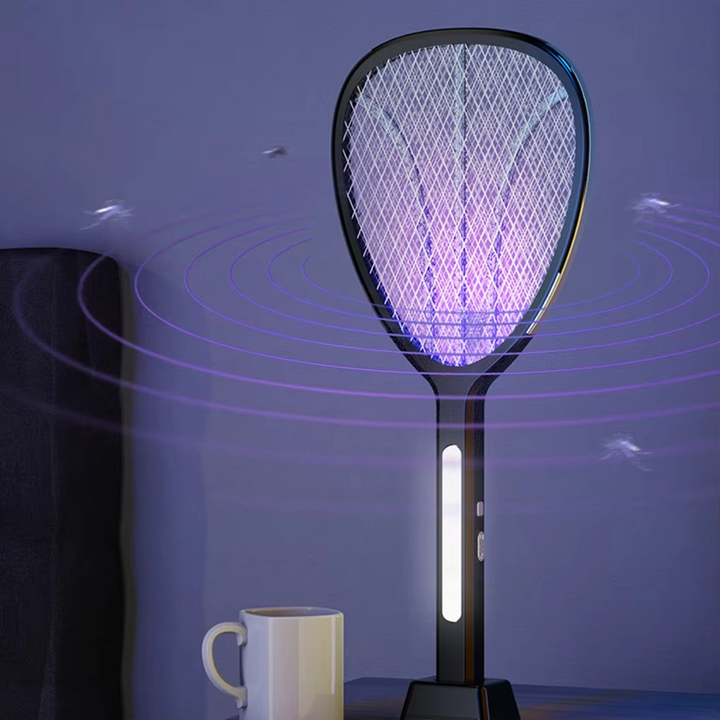 Outdoor electric mosquito swatter. Portable & rechargeable bug zapper for effective yard insect control.