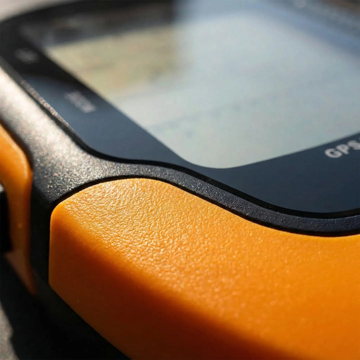 Durable handheld GPS receiver, ideal hiking gear & survival tool. Rechargeable, accurate outdoor navigation.