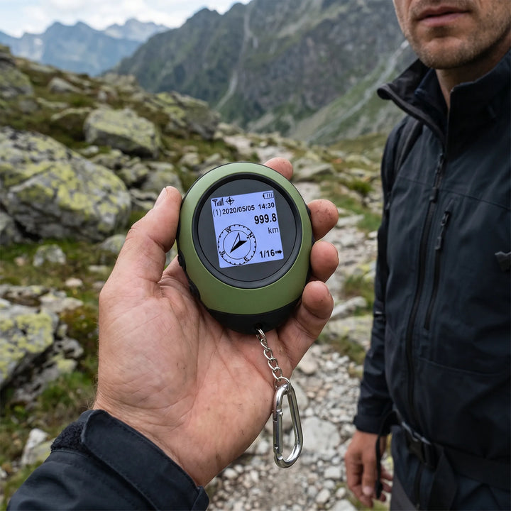 Durable unisex handheld GPS navigator, perfect outdoor gear for all adventure and exploration needs.