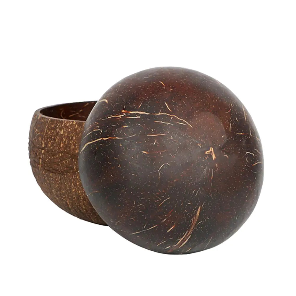 Unique TropiBowl coconut shell food bowl. Sustainable, handmade & eco-friendly serving dish or gift for a natural kitchen.