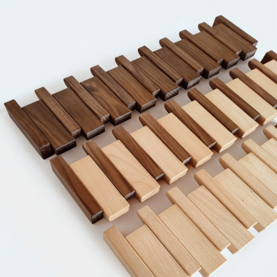 Space-saving wooden coat rack with strong foldable hooks. Ideal wall organizer & storage solution for entryways.