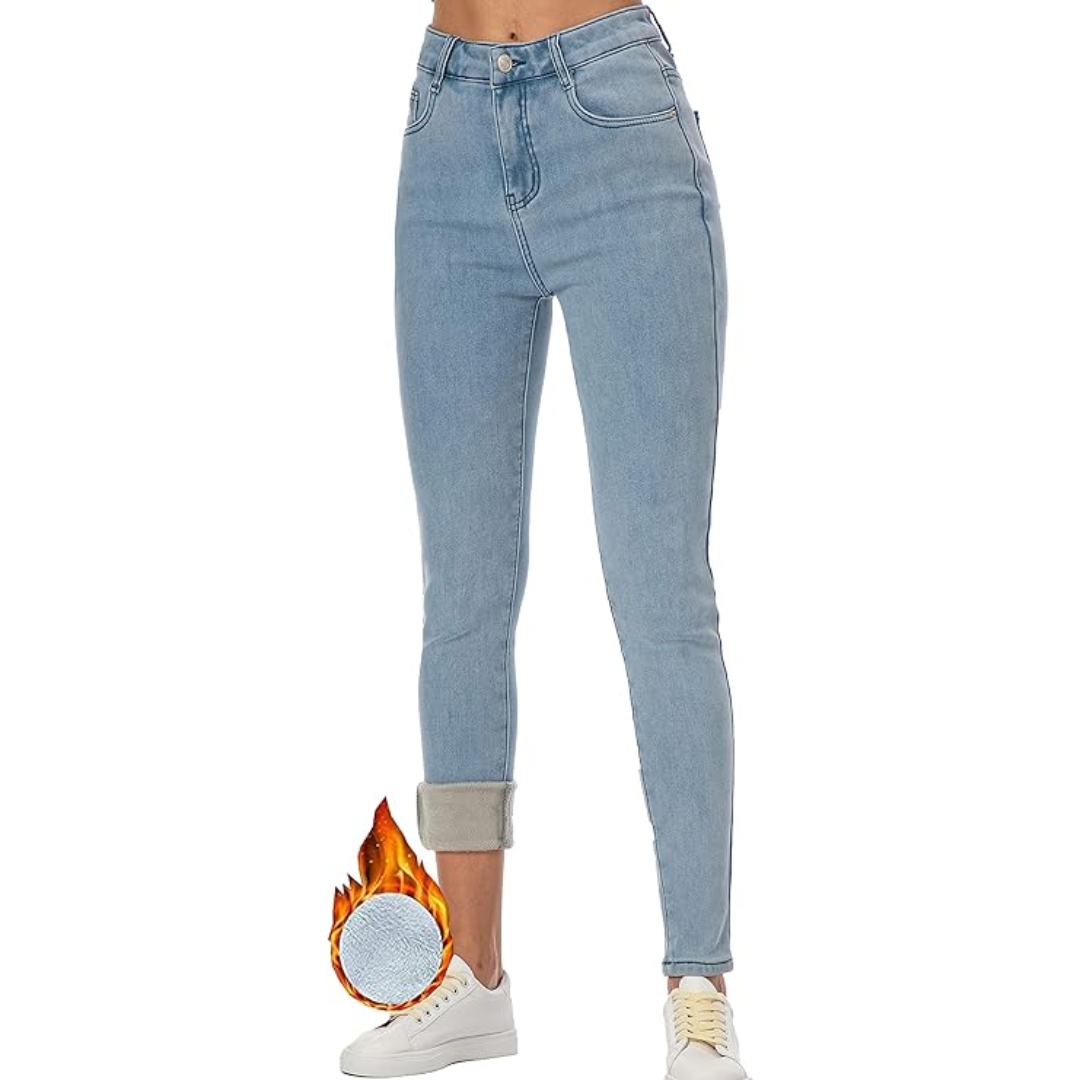 Hannah women's thermal jeans with a comfortable, body-hugging skinny fit