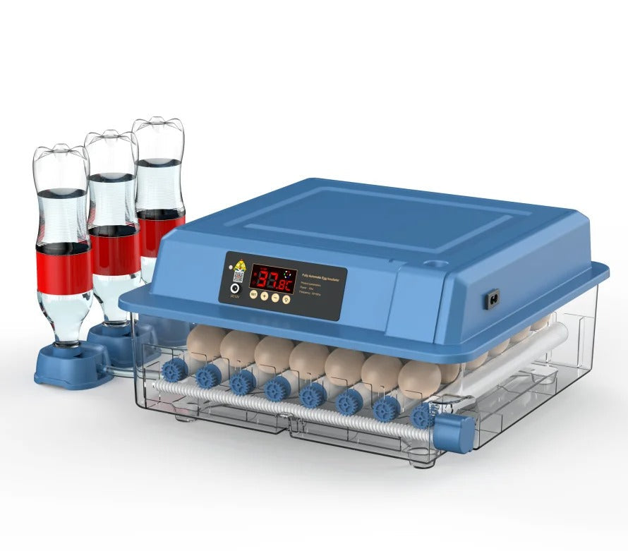 HatchEase automatic digital egg incubator for hatching chicks, 56-egg capacity with smart temperature & humidity control