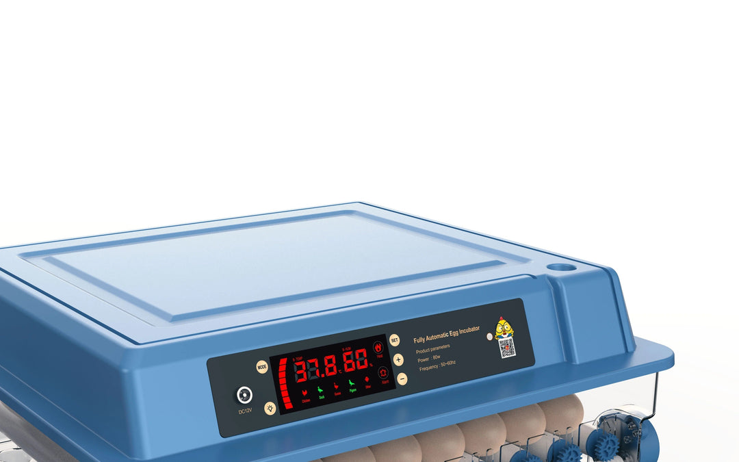 Compact HatchEase automatic digital egg incubator, perfect for home and garden poultry hatching, easy to use
