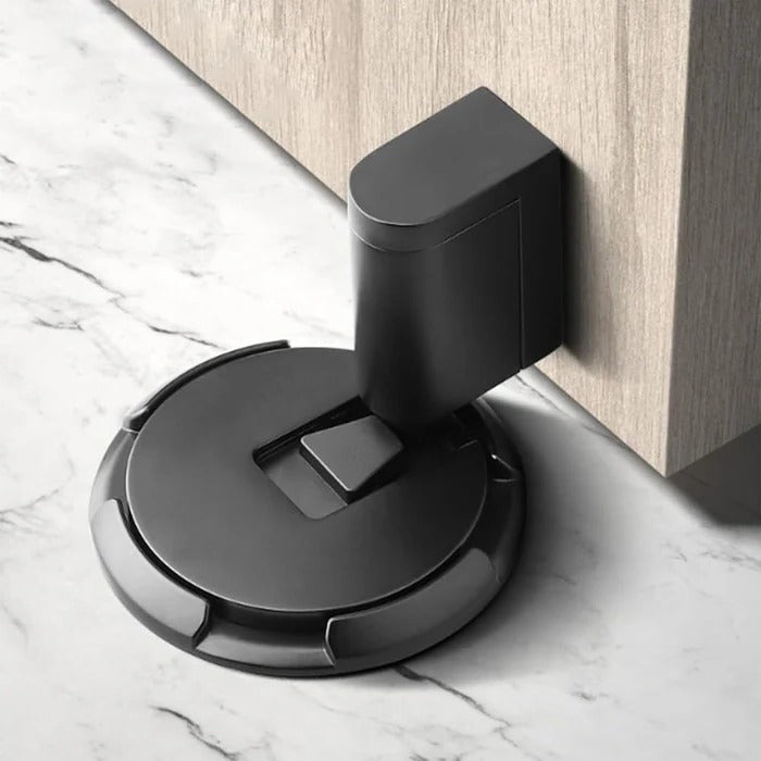 Heavy duty multi-color adjustable door holder, a stylish & functional solution for wall protection & door control.