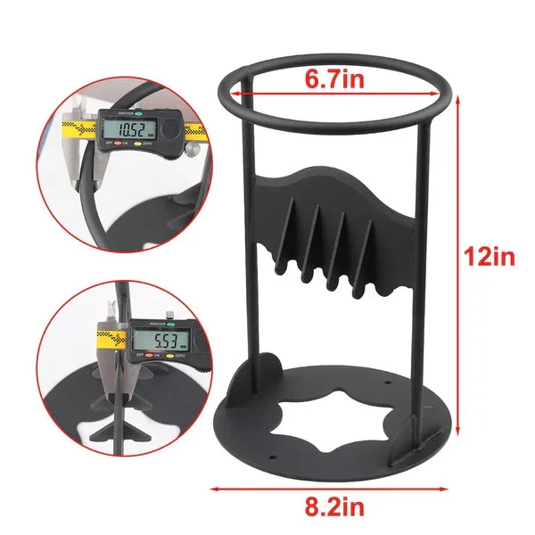 Essential outdoor tool: heavy-duty cast iron firewood kindling splitter for wood stoves.