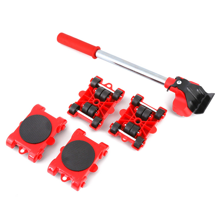 Household tools: furniture moving kit with robust lifter and sliders, simplifying renovation & home improvement.
