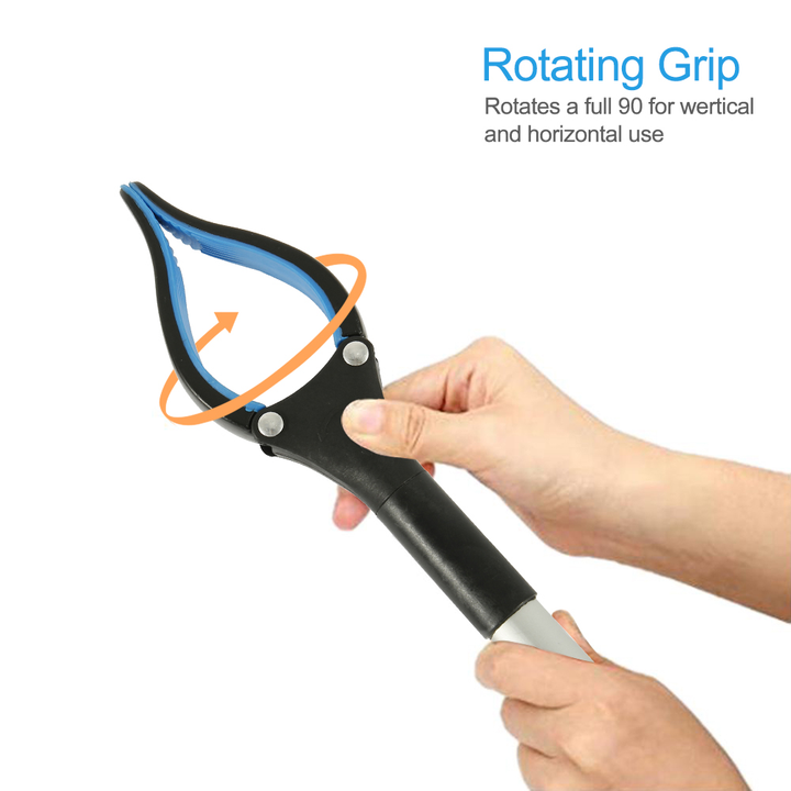 Versatile pickup tool: long-handle grabber for extended reach. Lightweight and easy to use for all ages.