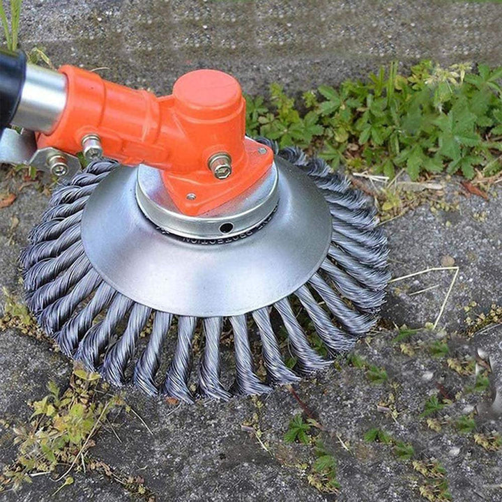 Heavy-duty indestructible string trimmer head for weed eaters, ensuring durable lawn care & yard maintenance.