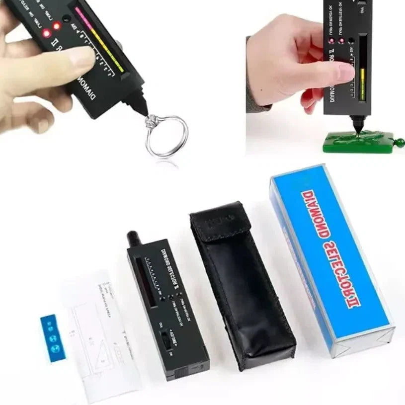 Portable diamond tester and jewelry verifier, offering high accuracy detection for precious stones.