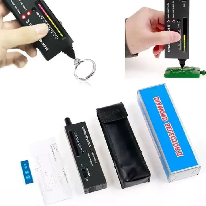Portable diamond tester and jewelry verifier, offering high accuracy detection for precious stones.
