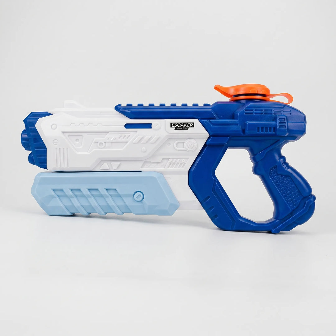 Durable high-capacity water blaster, a powerful pump action water gun for kids' summer outdoor and pool play.