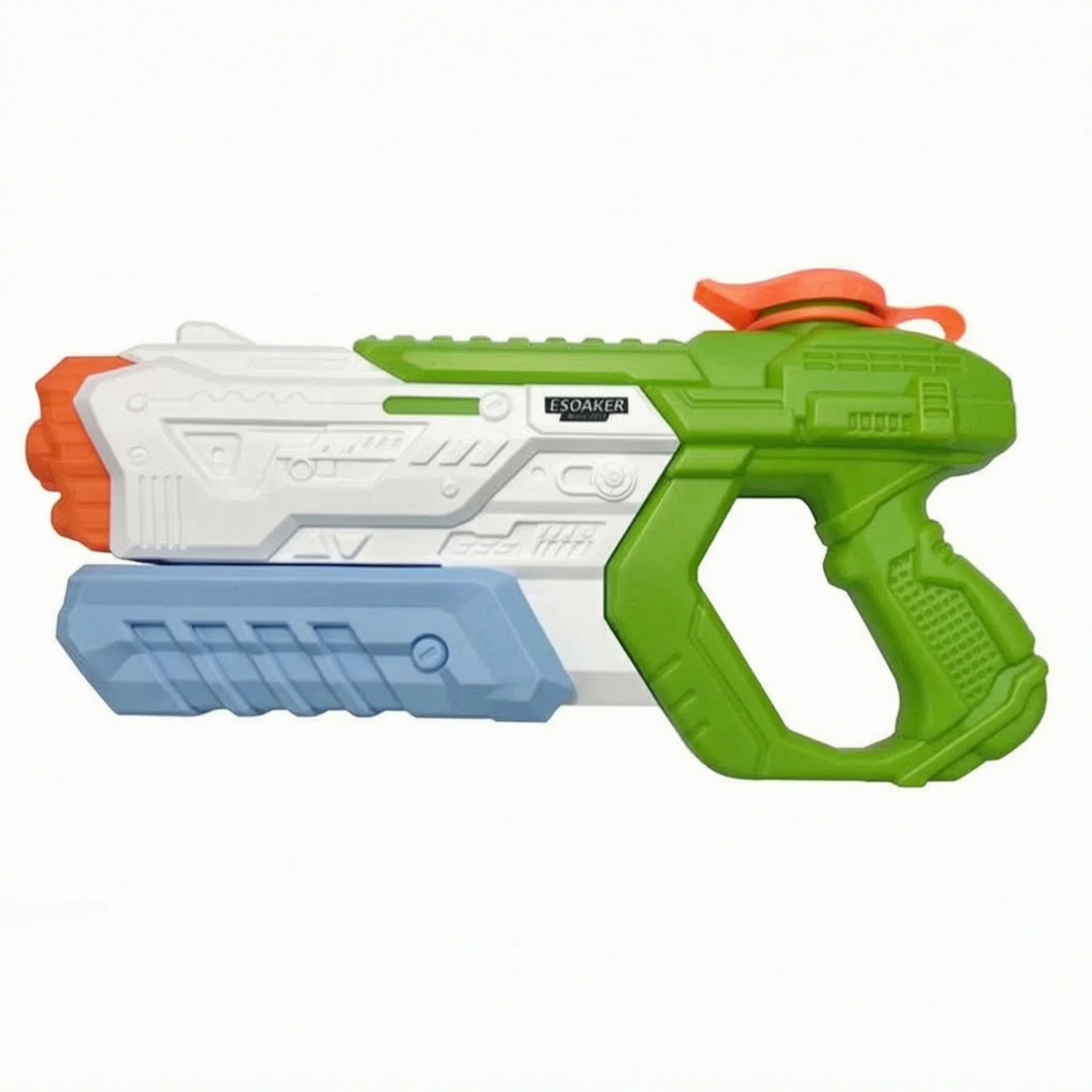 Get ready for active fun! High-capacity water blaster, a pump action water gun for exciting outdoor summer water fights.