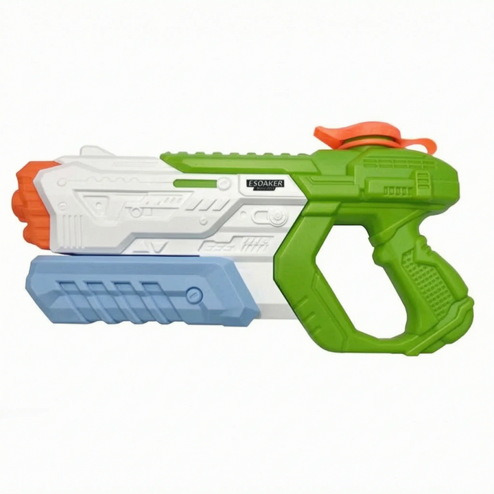 Get ready for active fun! High-capacity water blaster, a pump action water gun for exciting outdoor summer water fights.