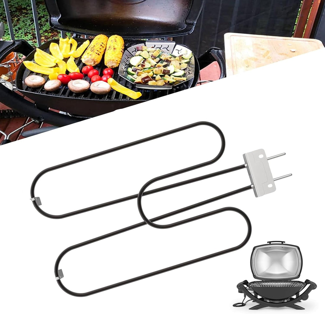 Durable 2200W electric grill heating element, stainless steel BBQ coil for outdoor cooking