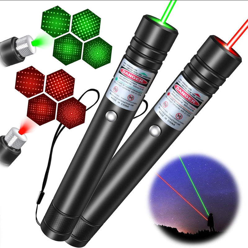 Green laser pointer, high power, perfect interactive toy for cats and dogs, provides hours of fun.