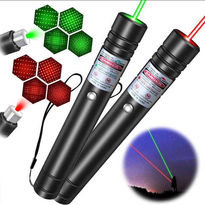 Green laser pointer, high power, perfect interactive toy for cats and dogs, provides hours of fun.