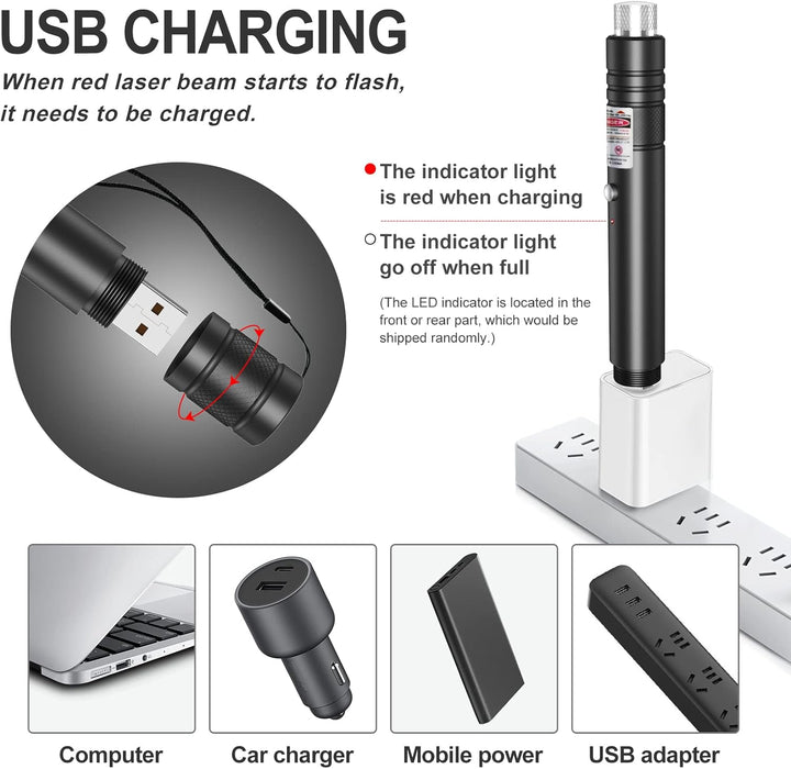 Powerful green laser pointer for astronomy, stargazing, and pointing out constellations in the night sky.