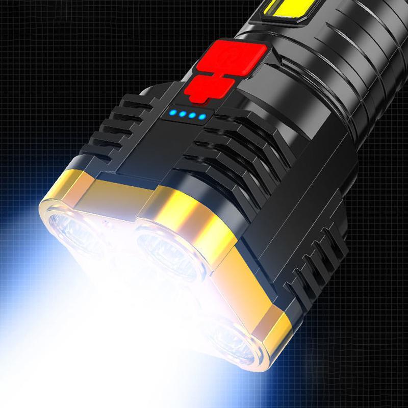Bright, powerful BeamBlaster LED flashlight, ideal for camping, hiking, and outdoor adventures.