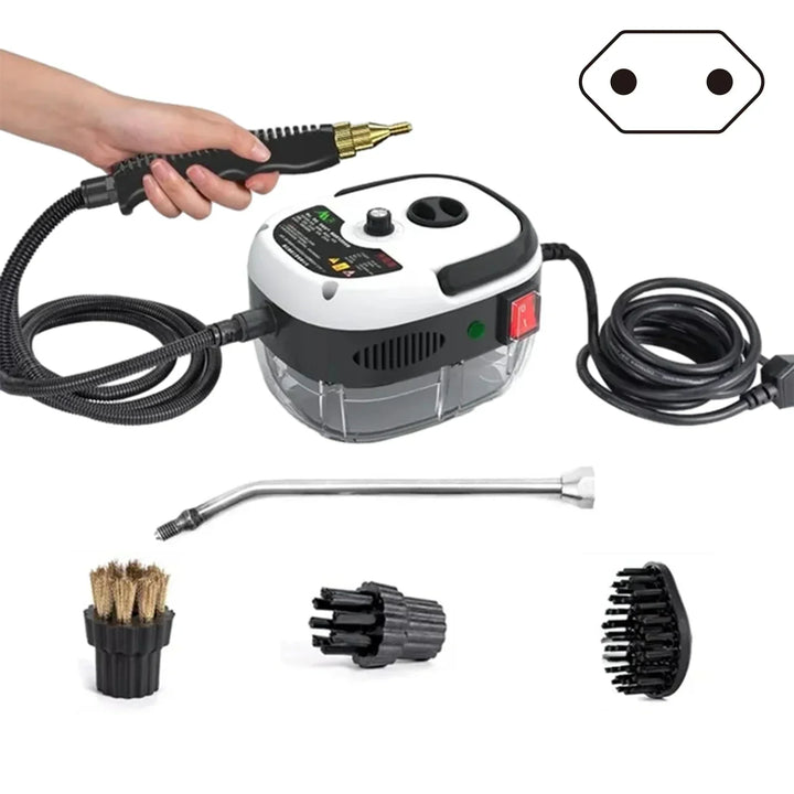Sanitizing 2500W steam cleaner, high-pressure, perfect for eco-friendly deep home and kitchen cleaning