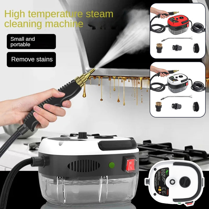 Chemical-free 2500W steam cleaner, high-pressure, for a sparkling clean kitchen and home