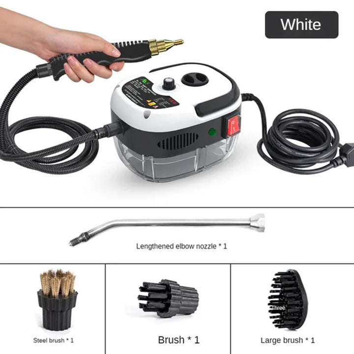 Eco-friendly deep cleaning 2500W steam cleaner for various home surfaces and household tasks
