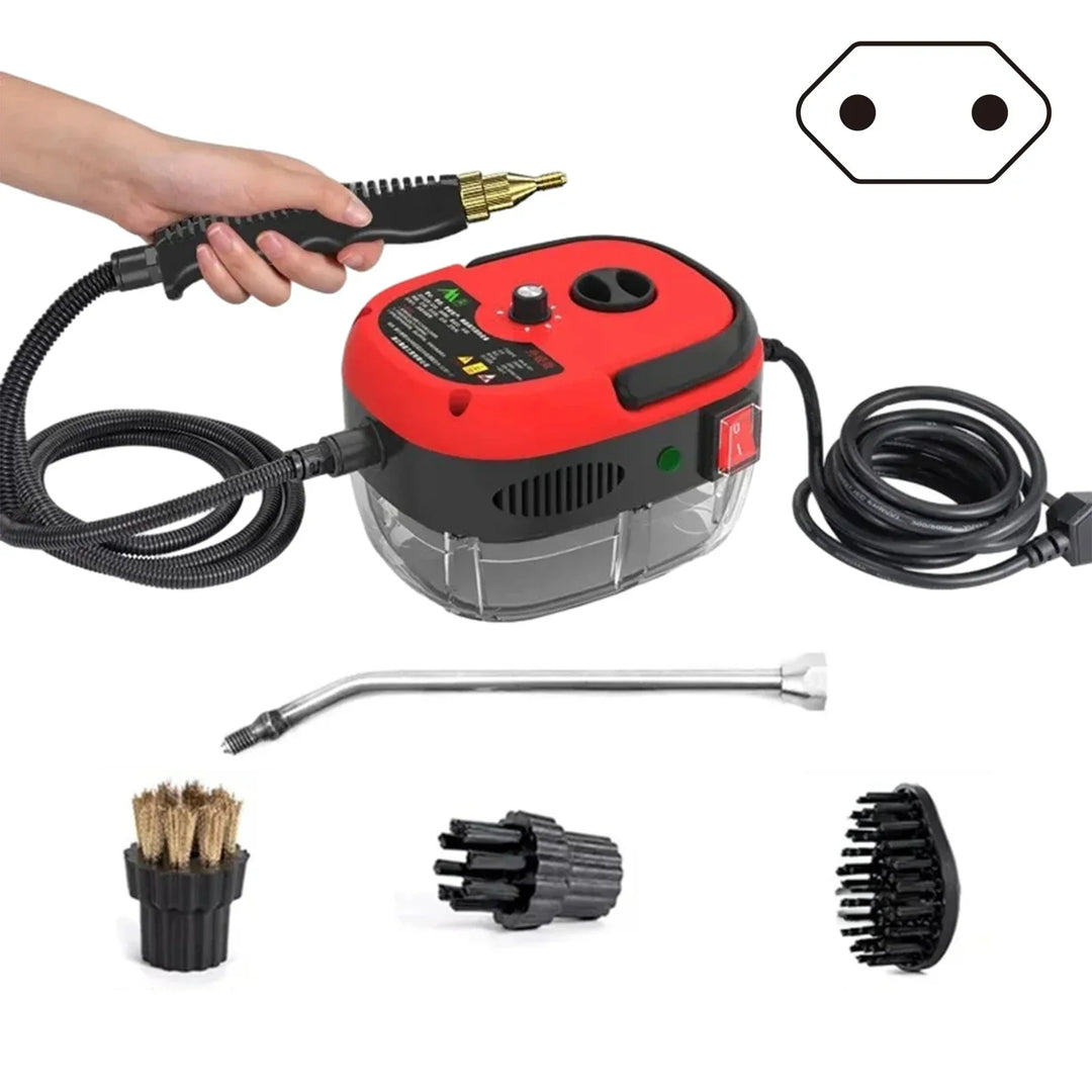 Powerful 2500W steam cleaner offering chemical-free, multi-surface deep cleaning for homes