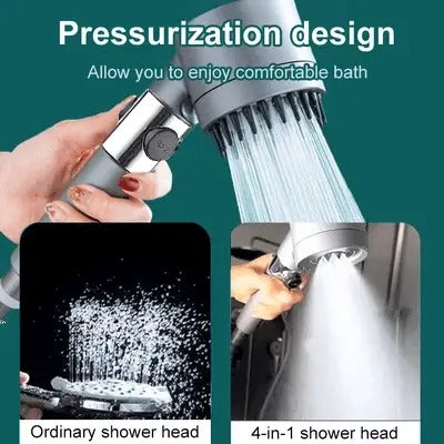 Multi-layer filtered showerhead provides clean water & powerful spray for a healthy, invigorating spa experience.