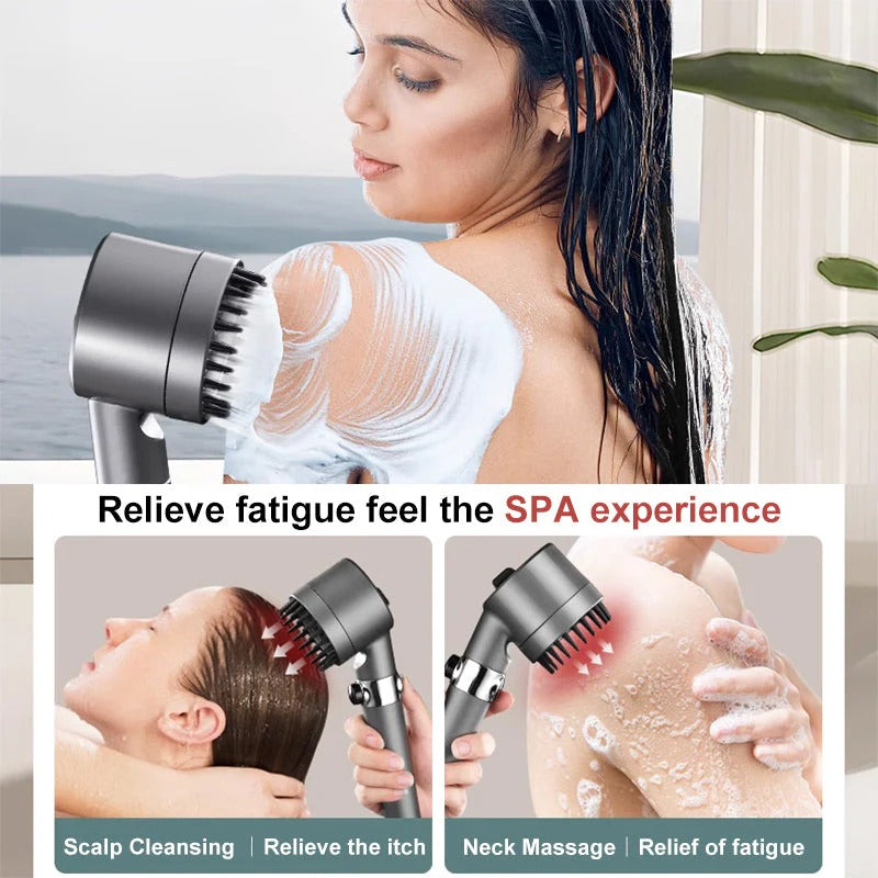 Transform your bathroom with this filtered showerhead. Enjoy clean water, powerful spray & a spa experience daily.