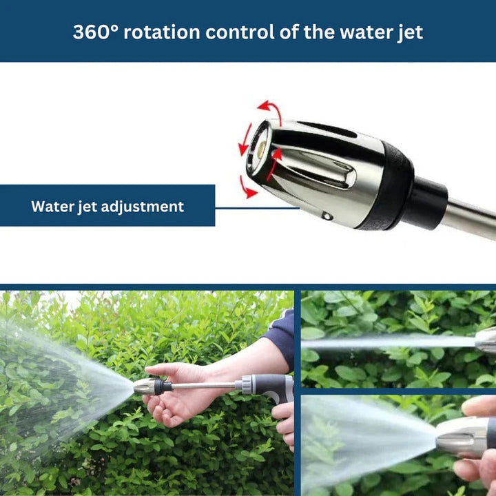 Turbowasher high-pressure nozzle for garden hoses, perfect for deep cleaning driveways and removing moss.