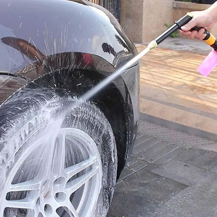 Powerful high-pressure water gun acting as a mini power washer for deep outdoor cleaning.