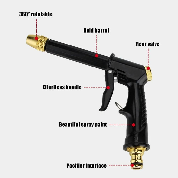 High-pressure cleaning tool, ideal for removing dirt from driveways, fences, and outdoor surfaces.