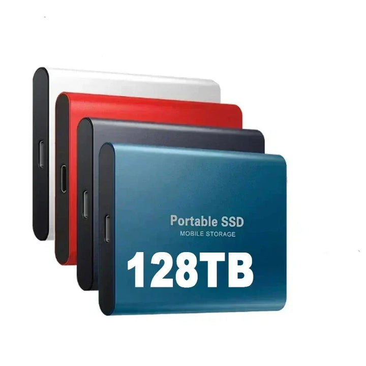 High-speed portable external SSD drive for professionals; compact USB-C storage for rapid data backup.