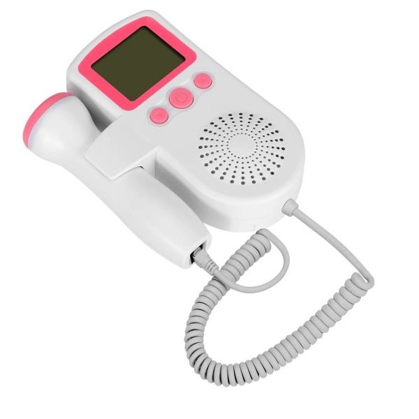 Digital fetal doppler sound detector, perfect for expecting parents to hear their baby's heart rate at home.