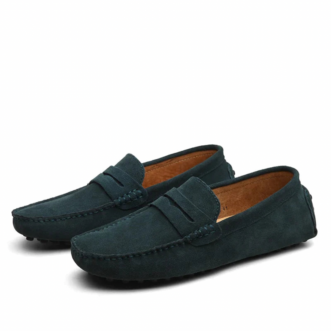 Hugo men's classic slip-on loafers, a polished essential for any formal or casual outfit.