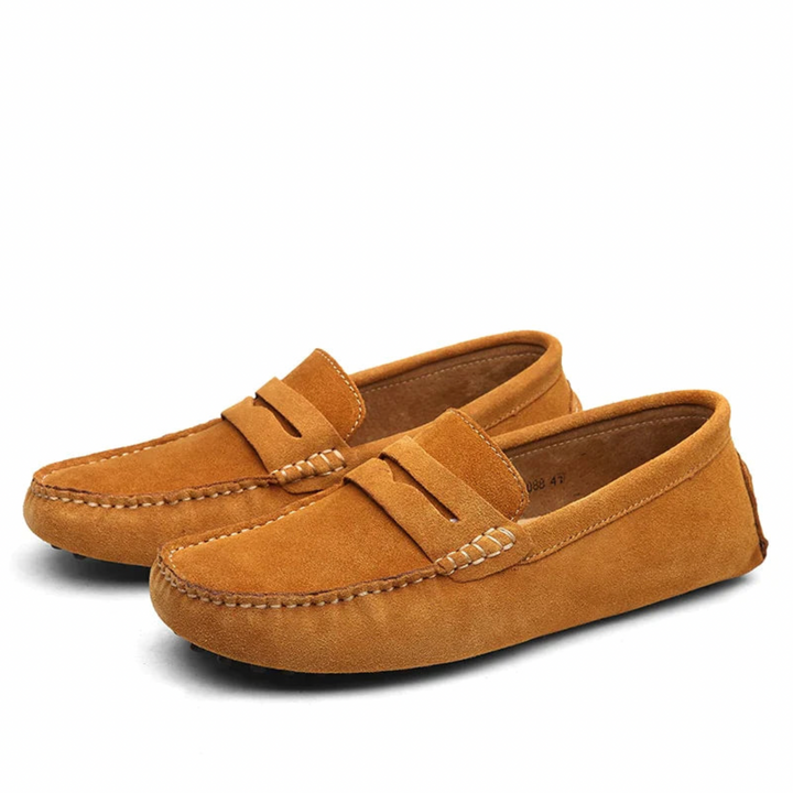 Hugo men's sophisticated slip-on loafers, enhancing any formal or casual ensemble.