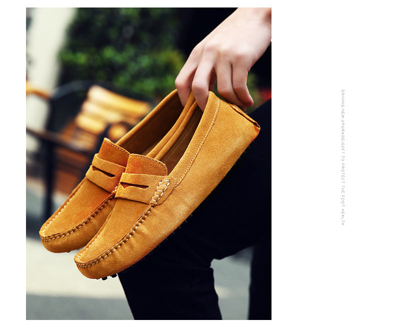 Stylish Hugo men's slip-on loafers, versatile footwear for modern men.