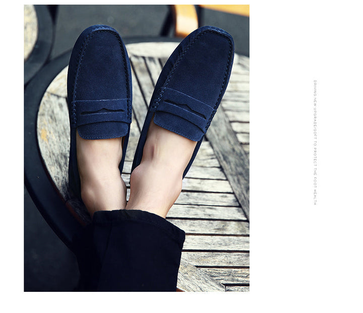 Hugo men's formal slip-on loafers, a blend of classic style and modern comfort.