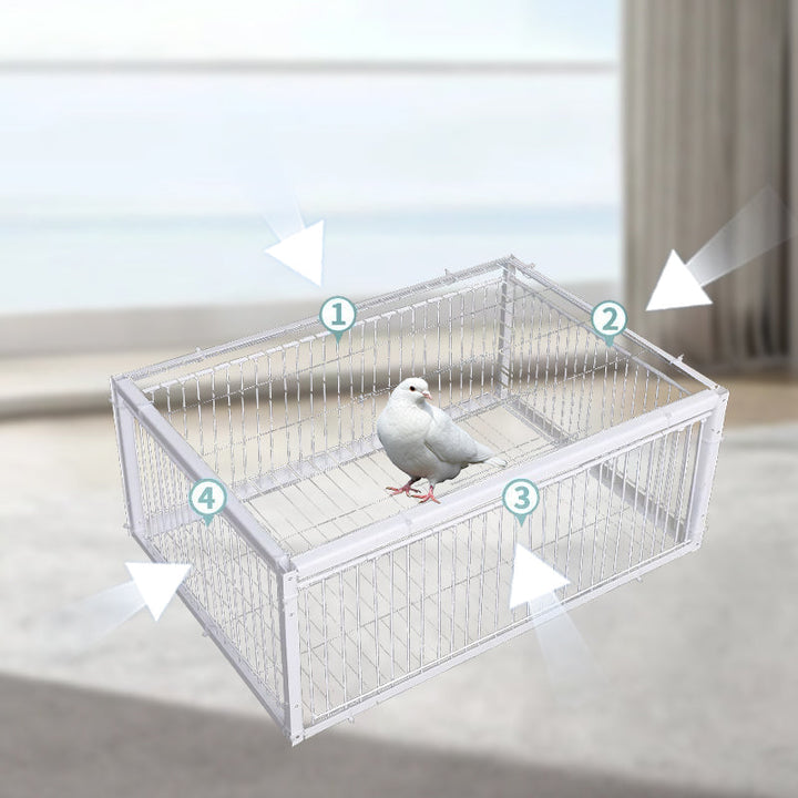 Humane bird catcher, ideal for pest control in sheds, farms, & outdoor areas.