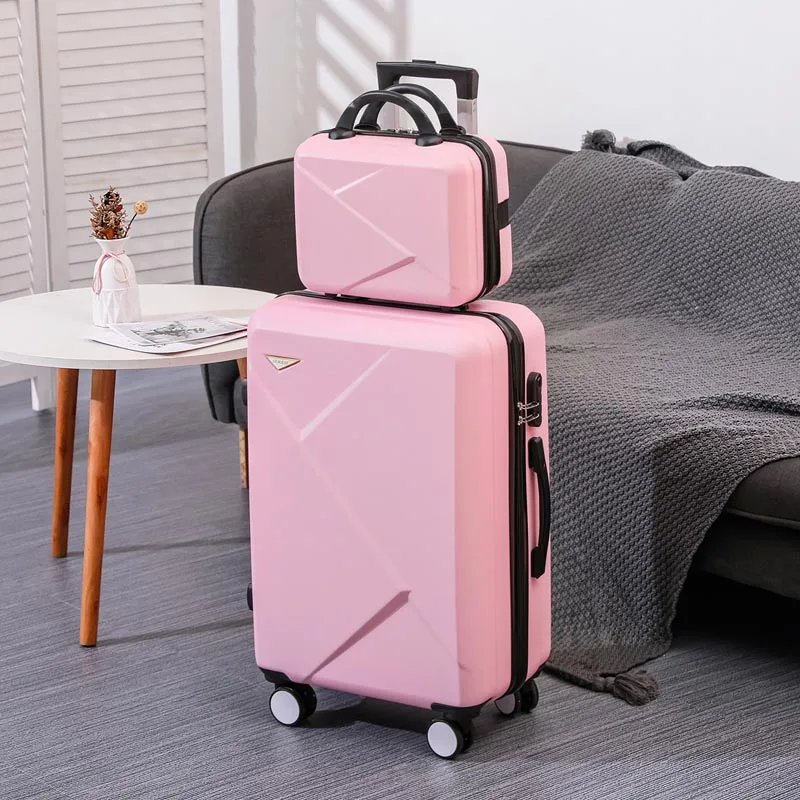 2-Piece Hard Shell Luggage Set with TSA Lock & 360° Spinner Wheels
